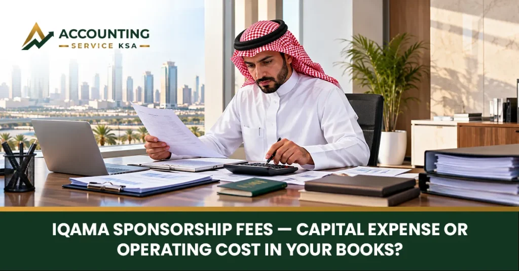 iqama sponsorship fees accounting